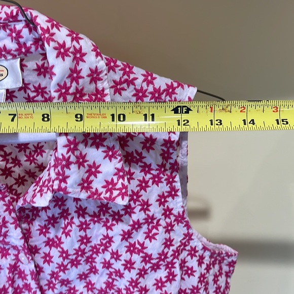 Talbots Sleeveless Summer Shirt. Size 14 - Picture 7 of 8